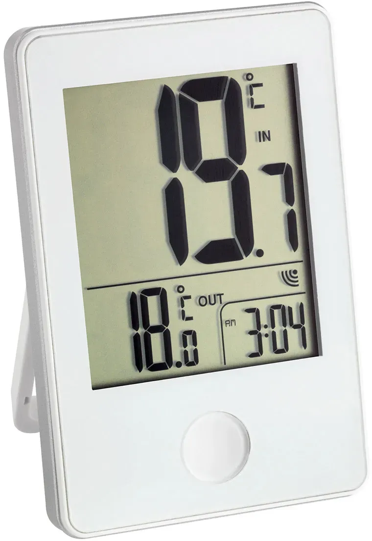 TFA Dostmann Pop, Elektronisches Umgebungsthermometer, Drinnen/Draußen, Digital,