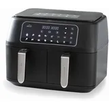 Lacor DuploAir Heißluftfritteuse schwarz
