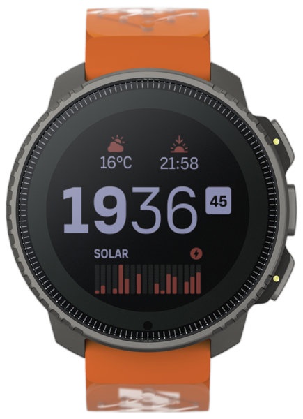 Suunto Suunto Vertical Eiger Extreme Titanium Solar - Multifunktionsuhr - Grey/Orange