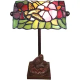 Tischlampe Tiffany Vogel 15x15x33 cm 1x E14 max 25W