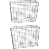 MonsterShop Gabionen Steinkorb 100 x 95 x 30 cm