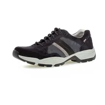 Gabor Pius Gabor Herren, Sneaker Low,Halbschuhe,Wechselfußbett,zertifiziertes Leder,Laufschuhe,schnürschuhe,schnürer,Men's,Midnight,41 EU / 7.5 UK