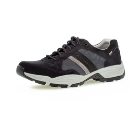 Gabor Pius Gabor Herren, Sneaker Low,Halbschuhe,Wechselfußbett,zertifiziertes Leder,Laufschuhe,schnürschuhe,schnürer,Men's,Midnight,41 EU / 7.5 UK