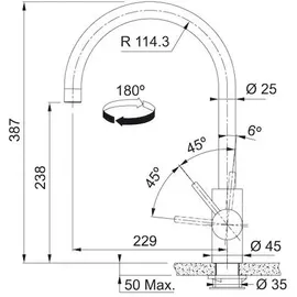 Franke Küchenarmatur edelstahl 12328