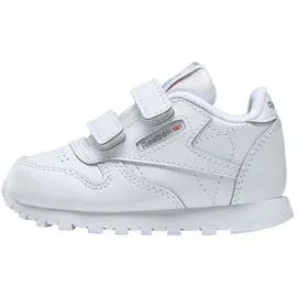 Reebok Classic Sneaker »CLASSIC LEATHER SHOES«, mit Klettverschluss Reebok Classic WHITE-CARBON-VECBLU