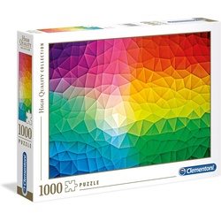Clementoni® Steckpuzzle Puzzle 39521 - Gradient (1000 Teile), 1000 Puzzleteile weiß