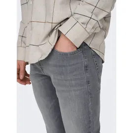 Only & Sons ONSLOOM Slim Fit Light Grey Denim 30/32