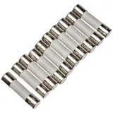 Eska G-Sicherungseinsatz T 6,3A 5x20mm 522.025 Träge, 10 Stück Feinsicherung