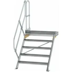 MUNK Aluminium-Treppe Plattform 45° 5 Stufen