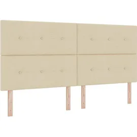vidaXL Boxspringbett 200 x 200 cm Weiß