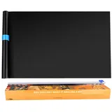 Homealexa Grillmatte 40 x 500 cm Edelstahl Schwarz