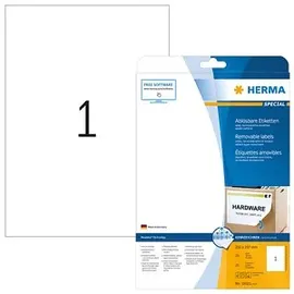 Herma Adressetiketten 10021 Weiß 210,0 x 297,0 mm 25 Blatt