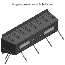 Buri 37,3 x 13,3 x 9,9 cm Hellgrün