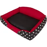 Hobbydog Hundebett Rote Krone XXL 110x85cm Königliche Serie