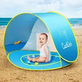 Strandmuschel Baby Pop Up Strandmuschel Portable Faltbares Strandzelt UV Schu...