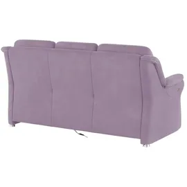 meinSofa Couch Mikrofaser 3-Sitzer Lila