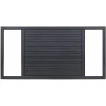 Andrewex Sichtschutzzaun Element Duo Anthrazit 90 cm x 180 cm