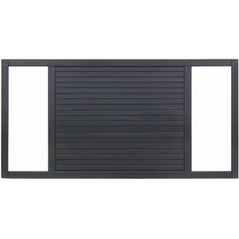 Andrewex Sichtschutzzaun Element Duo Anthrazit 90 cm x 180 cm