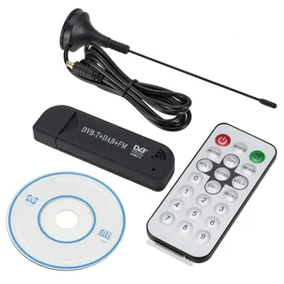 Lisher Digitaler TV-Tuner USB 2.0 DVB-T SDR + + FM, hohe Qualität, SDR TV Stick RTL2832U + FC0012