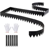 Vevor Rasenkante 1016 x 152 mm 6 Stück schwarz