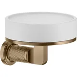 GESSI Inciso Seifenablage weiß zur Wandmontage, 58501726, Farbe: Warm Bronze gebürstet PVD