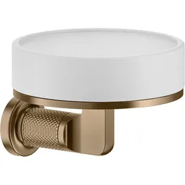 GESSI Inciso Seifenablage weiß zur Wandmontage, 58501726, Farbe: Warm Bronze gebürstet PVD