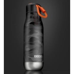 Edelstahl Trinkflasche 500ml Black Camo