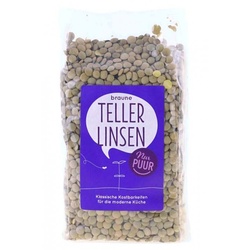 NurPuur Braune Teller-Linsen bio 500g