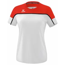 Erima Change T-Shirt Weiß/Rot/Schwarz 34