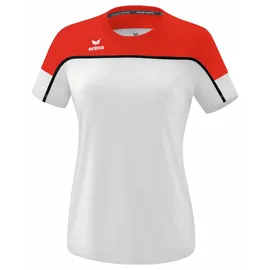 Erima Change T-Shirt Weiß/Rot/Schwarz 34