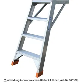 ASC Group ASC Anstellleiter mit Wandabstand 7 Stufen und 3,75m Arbeitshöhe