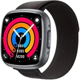 42 mm Schwarz Klettband Schwarz