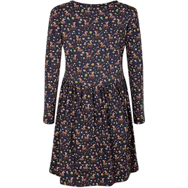 happy girls "dress", Mädchen, Gr. 110, EURO-Größen, blau (navy), Stoff, 100% Baumwolle, normal, Kleider Sommerkleid