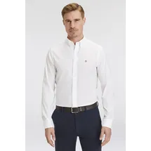 GANT Slim Fit Popeline Hemd Weiß S