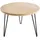 miliboo Beistelltisch Rund Schwarz Mangoholz 60 x 45 cm