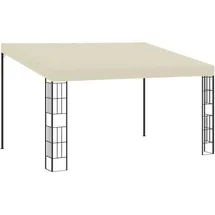 vidaXL Wand-Pavillon 3 x 4 m inkl. 4 Seitenteile Creme