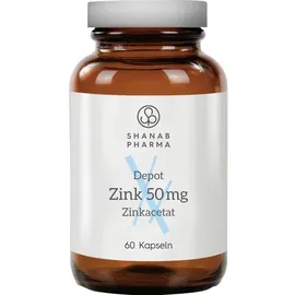 Shanab Pharma E.U. ZINK 50MG Zinkacetat depot Shanab