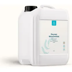 Daunenwaschmittel • Waschmittel reinigt pflegt Daunen. Federn. Daunenjacke EINHEITSFARBE 5 LITER