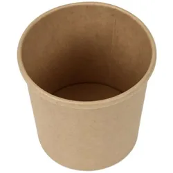 Colpac Recycelbare, mikrowellengeeignete Suppenbecher 350ml