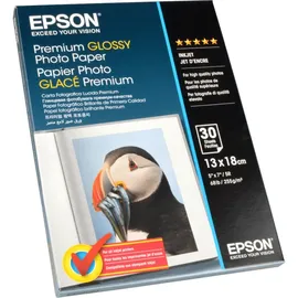 Epson Premium Glossy 13 x 18 cm 255 g/m2 30 Blatt