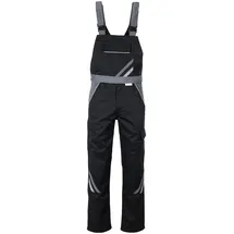 Planam Latzhose schwarz/schiefer/zink