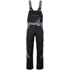 Planam Latzhose schwarz/schiefer/zink