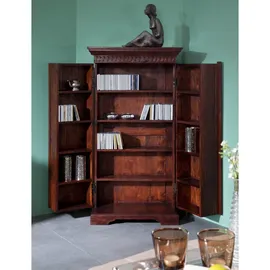Massivmoebel24 Schrank Akazie 70 x 36 x 133 cm Braun