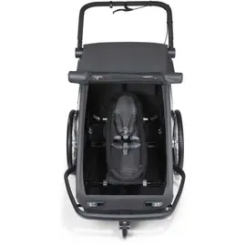 Croozer Yuuna Kinderanhänger grau