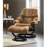 Stressless "Reno", mit Classic Base, Größe S, M & L, Gestell Schwarz braun 75 cm x 106 cm x 75 cm