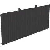 SKANHOLZ Carport-Rückwand SKANHOLZ, grau (anthrazit), B:550cm H:220cm, Holzwerkstoff, Gartenhaus-Seitenwände, aus Deckeschalung 20x120mm