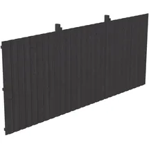 SKANHOLZ Carport-Rückwand SKANHOLZ, grau (anthrazit), B:550cm H:220cm, Holzwerkstoff, Gartenhaus-Seitenwände, aus Deckeschalung 20x120mm