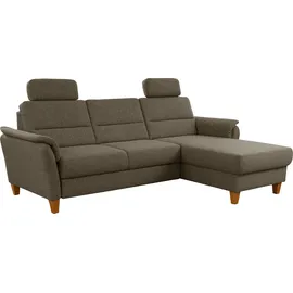Home Affaire Ecksofa »Palmera L-Form, B: 244 cm - OTTO. Verlässliche Qualität.« optional Bettfunktion & Bettkasten, Federkern grün