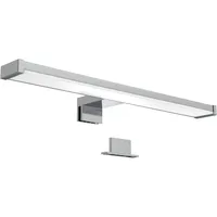 B.K.Licht Spiegelleuchte, LED Spiegellampe Badlampe Schminklicht Badezimmer neutral-weiß 600 Lumen IP44 40cm 1 flammig, Höhe: 4,5 cm grau Spiegelleuchte Bad-Spiegelleuchten Badleuchten Lampen Leuchten