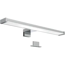 B.K.Licht Spiegelleuchte, LED Spiegellampe Badlampe Schminklicht Badezimmer neutral-weiß 600 Lumen IP44 40cm 1 flammig, Höhe: 4,5 cm grau Spiegelleuchte Bad-Spiegelleuchten Badleuchten Lampen Leuchten